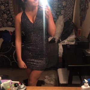 Windsor Dresses - Blue sparkly body con dress Windsor Dresses - Blue sparkly body con dress